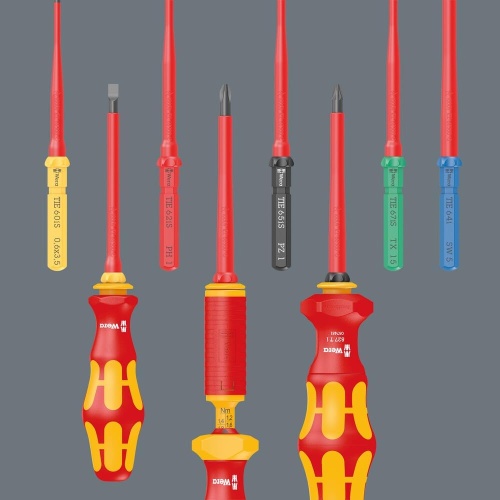 Набор динамометрических отверток WERA Kraftform Kompakt VDE 16 Torque Extra Slim 1 TIE WE-006609 фото 2 Набор динамометрических отверток WERA Kraftform Kompakt VDE 16 Torque Extra Slim 1 TIE WE-006609 фото 2