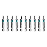 Бита Torx 15х50мм, сталь S2, шестигр., 10 шт. Gross 114609