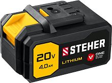 V1-20-4 STEHER аккумуляторная батарея 20В, Li-Ion, 4 Ач, тип V1