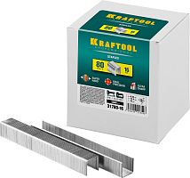 31780-16 KRAFTOOL  16 мм скобы для степлера тип 80, 5000 шт