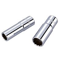 Торцевая головка удлиненная 1/2" 24 мм 12-гранная HONITON SK-D1424MLC