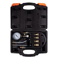 AF12010008C AFFIX Компрессометр бензиновый, 0-20 атм, кейс, 8 предметов