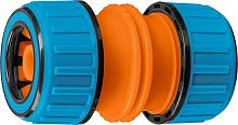 8-426447  GRINDA PROLine TM-U, 1/2" - 3/4", универсальная, муфта ремонтная, для шланга, из ударопрочного пластика с TPR