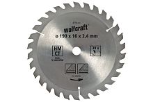 1 полотно дисковой пилы wolfcraft 6738000