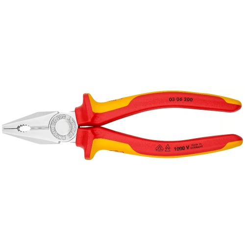Плоскогубцы комбинированные KNIPEX 0306200SB фото 2