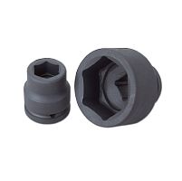 Торцевая головка ударная 1" 65 мм 6-гранная HONITON ISK-A8065MB