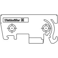 Концевая пластина Weidmuller AP 45/LI DI GR 8140870000