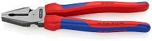 0202225SB KNIPEX Плоскогубцы комбинированные особой мощности, 225 мм, фосфатированные, 2-комп ручки, SB