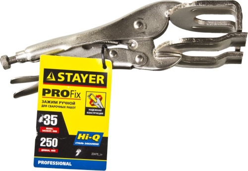 Зажим ручной специальный для сварочных работ STAYER PROFESSIONAL 22470_z01 фото 2 Зажим ручной специальный для сварочных работ STAYER PROFESSIONAL 22470_z01 фото 2