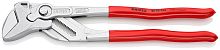 KN-8603300SB KNIPEX  Клещи переставные-гаечный ключ, зев 68 мм, длина 300 мм, хром, обливные ручки, SB
