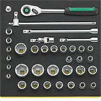 Набор торцовых головок с принадлежностями 1/2" STAHLWILLE TCS 50/52/30/6QR 96830360