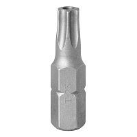 102525U KING TONY Вставка (бита) торцевая 1/4", Torx, T25, L = 25, с отверстием