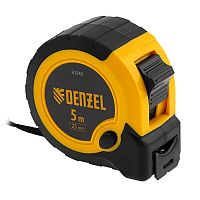 31543 Рулетка 5м х 25мм, двухкомп. корпус, кнопка-пауза DENZEL