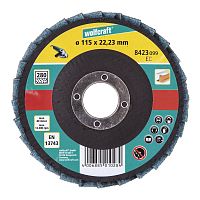 1 диск с абразивными пластинками с волокном wolfcraft 8423099
