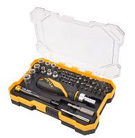 TT20187 TOLSEN Набор вставок (бит) 1/4", PH, PZ, Hex, Torx, Slotted, 56 предметов