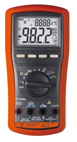 Мультиметр цифровой Tempo MM810 (TRUE RMS)