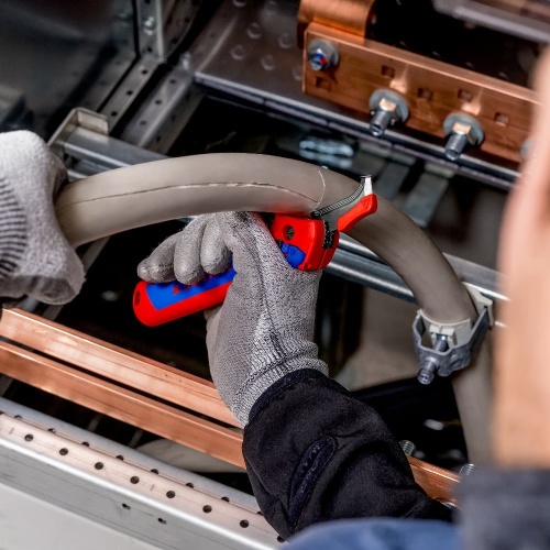 Нож для удаления изоляции складной KNIPEX KN-1650145SB фото 7
