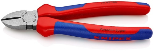 KN-7002180SB KNIPEX Бокорезы, 180 мм, фосфатированные, 2-комп ручки, SB