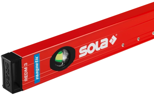 01813101 SOLA Уровень RED M 3 80, L=80 см, 3 глазка, точн. 0,3 мм/м фото 8