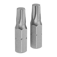TT20225 TOLSEN Набор вставок (бит) торцевых 1/4", Torx, T27, 25 мм, 2 предмета