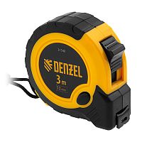 31540 Рулетка 3м х 13мм, двухкомп. корпус, кнопка-пауза DENZEL