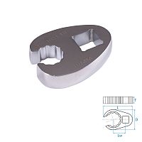 1031-10R KING TONY  Ключ разрезной (воронья лапка) 10 мм, 3/8"
