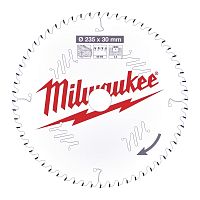 4932471308 MILWAUKEE  Пильный диск для циркулярной пилы по дереву 235x30x2,4x60 скошенные зубья