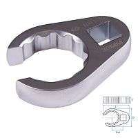 1031-30R KING TONY  Ключ разрезной (воронья лапка) 30 мм, 1/2"
