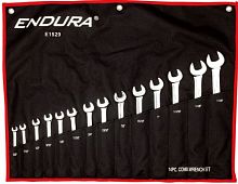 Набор комбинированных гаечных ключей Endura E1529, 14 шт (Cr-V, 8 - 24 мм)