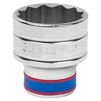 433034M KING TONY Головка торцевая стандартная двенадцатигранная 1/2", 34 мм