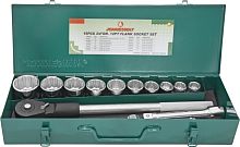 S04H6615S (S04H6415S) Набор головок торцевых дюймовых 3/4"DR, SAE 7/8"--2", 15 предметов Jonnesway