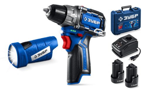 Аккумуляторный BRUSHLESS шуруповерт ЗУБР DB-121-22F