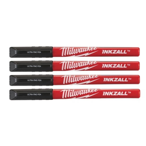 48223164 MILWAUKEE Ручки INKZALL Fine Tip Черные (4шт) 48223164 MILWAUKEE Ручки INKZALL Fine Tip Черные (4шт)