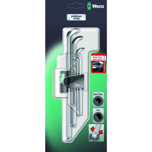 WE-073594 WERA 950 PKLS/9 SM SB Набор Г-образных ключей