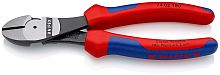 7402180SB KNIPEX Бокорезы особо мощные, 180 мм, фосфатированные, 2-комп ручки, SB