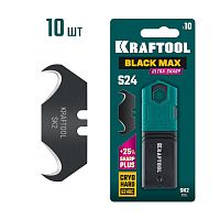 09628-S10 KRAFTOOL  BlackMax-S24, 10 шт, крюковидные лезвия