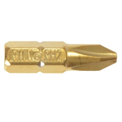 10504335 IRWIN Биты 1/4/25 mm Phillips Ph3 TIN (10 шт.) 10504335 IRWIN Биты 1/4/25 mm Phillips Ph3 TIN (10 шт.)