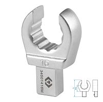 Насадка разрезная серии "FIT", 16 мм, 9х12 мм KING TONY 34501416M