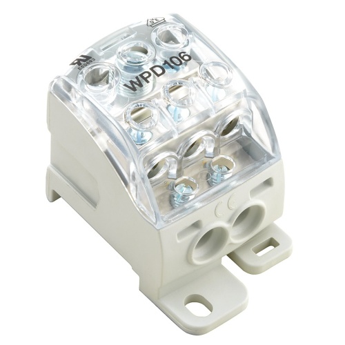 Распределительный блок Weidmuller WPD 106 1X70/2X25+3X16 GY 1562210000 Распределительный блок Weidmuller WPD 106 1X70/2X25+3X16 GY 1562210000