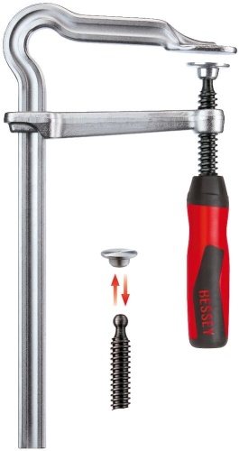 Струбцина цельнометаллическая Bessey OMEGA GM40Z-2K фото 2 Струбцина цельнометаллическая Bessey OMEGA GM40Z-2K фото 2