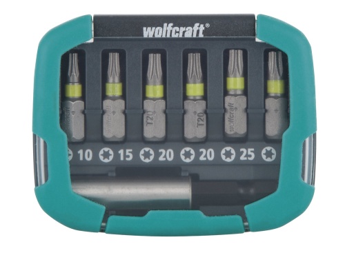 1 коробка с насадками из 7 частей wolfcraft 2979000 фото 8