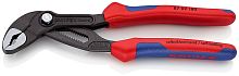 8702180SB KNIPEX COBRAR клещи переставные, зев 42 мм, длина 180 мм, фосфатированные, 2-комп ручки, SB