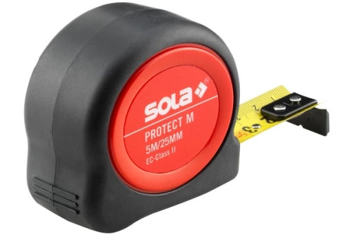 50570601 SOLA Рулетка Protect M PE 525, L=5 м, магнитная, 25 мм, II класс фото 2 50570601 SOLA Рулетка Protect M PE 525, L=5 м, магнитная, 25 мм, II класс фото 2