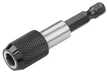 TT77863 TOLSEN Держатель вставок (бит) 1/4", 60 мм, с фиксатором, для шуруповерта