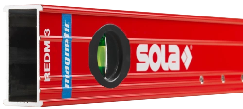 01813101 SOLA Уровень RED M 3 80, L=80 см, 3 глазка, точн. 0,3 мм/м фото 6