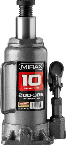 Домкрат бутылочный гидравлический MIRAX 43260-10 фото 4