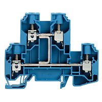 Проходная клемма Weidmuller WDK 10 V BL 1186780000