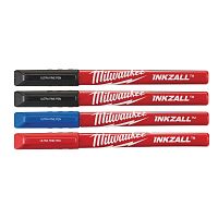 48223165 MILWAUKEE  Ручки INKZALL Fine Tip Цветные (4шт)