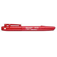 48223170 MILWAUKEE  Маркер красный INKZALL для стройплощадки тонкий 1шт (заказ кратно 36шт)