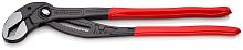 KN-8701400SB KNIPEX COBRA Клещи переставные, зев 90 мм, длина 400 мм, фосфатированные, обливные ручки, SB